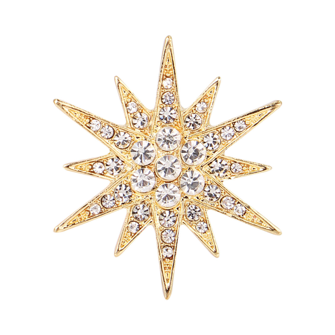 Broche Unisexe accessoire effet diamant