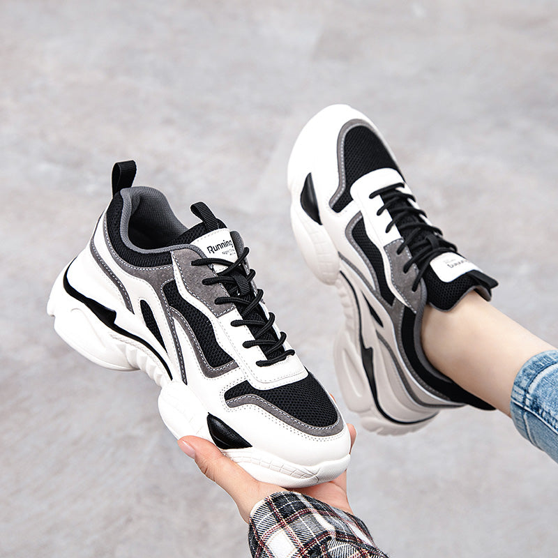 Chaussures Plateforme Panda avec lacets
