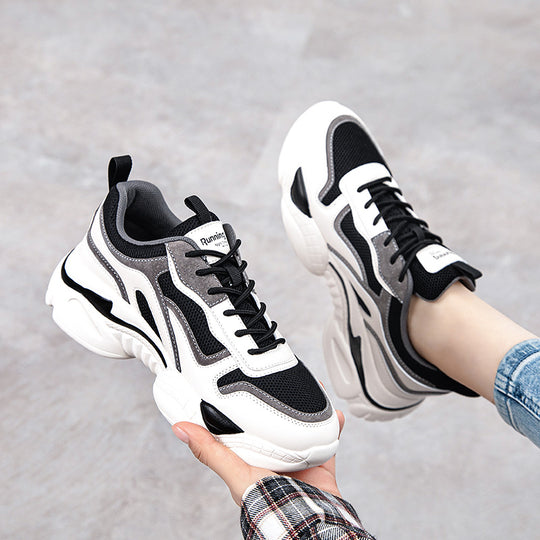 Chaussures Plateforme Panda avec lacets