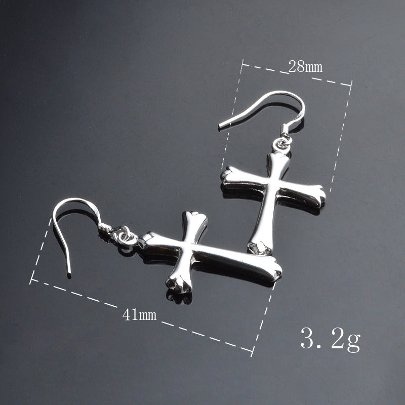 Boucles d’Oreilles Croix Femme – Design en Croix