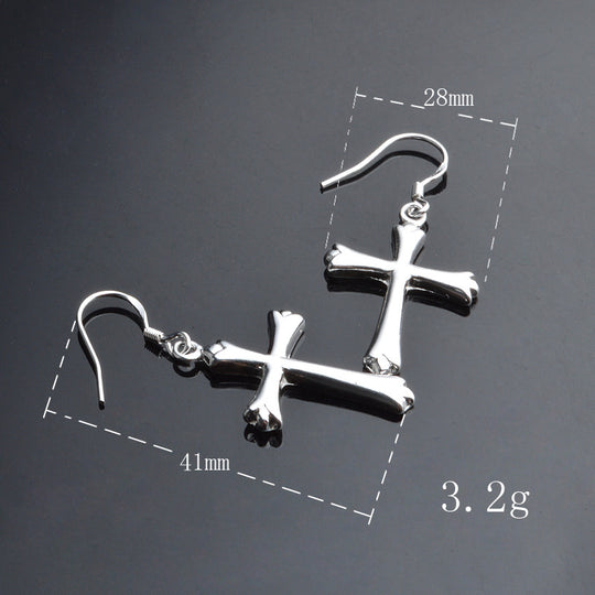 Boucles d’Oreilles Croix Femme – Design en Croix