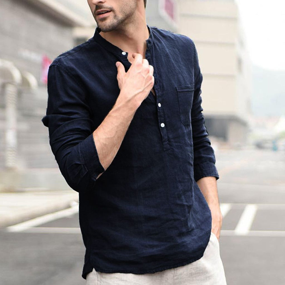 Chemise Homme Manches Longues col classique