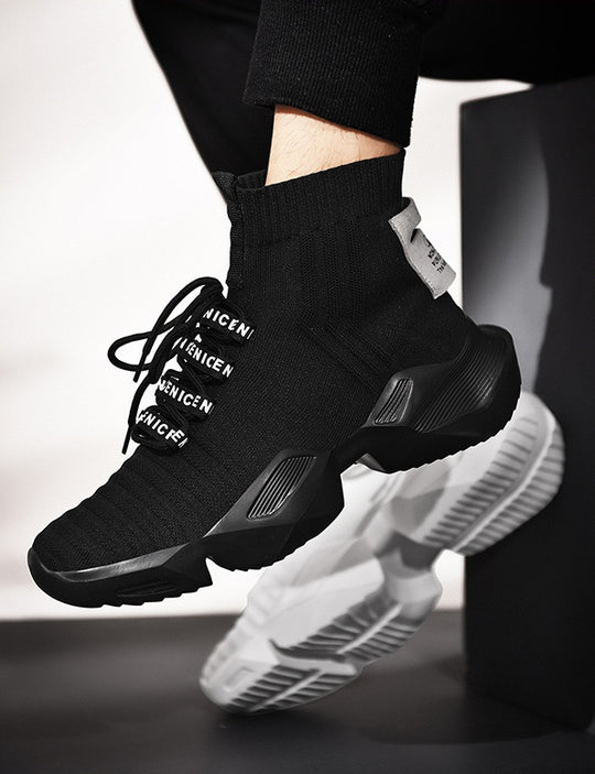 Chaussures Décontractées Homme noires style sportif