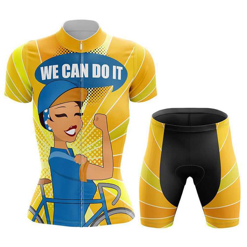 Tenue Cyclisme Homme Femme jaune