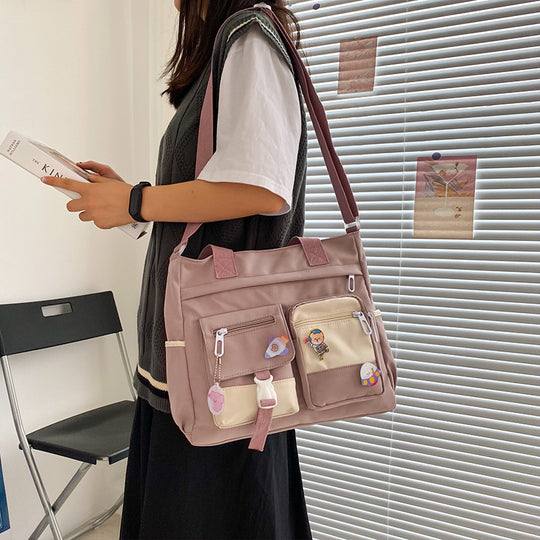 Sac Bandoulière Nylon Femme rose