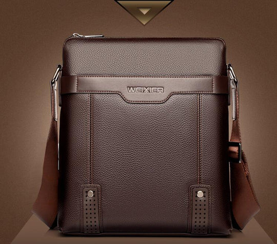 Sacoche Homme noire en cuir PU