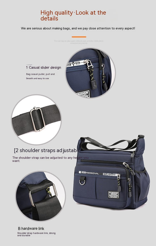 Sac Bandoulière Homme multi-poches
