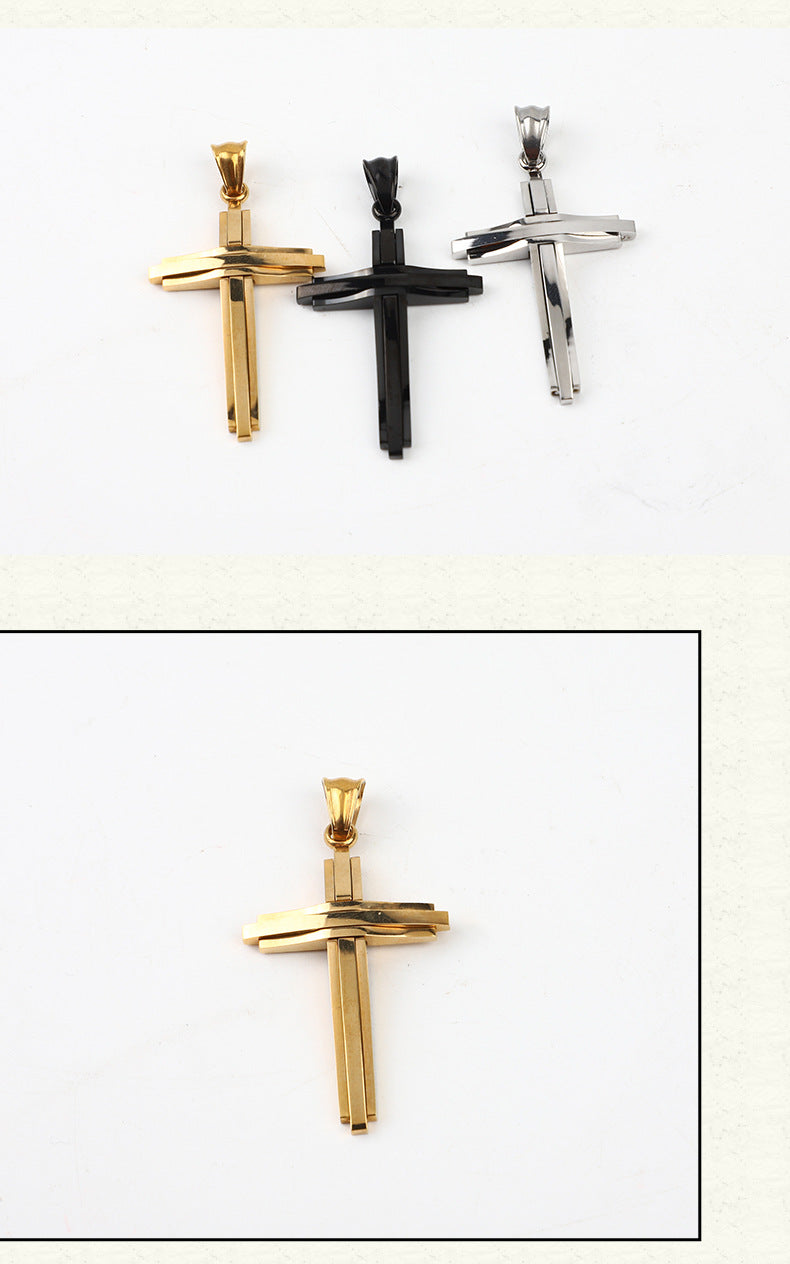 Pendentif Acier Titane – Style minimaliste