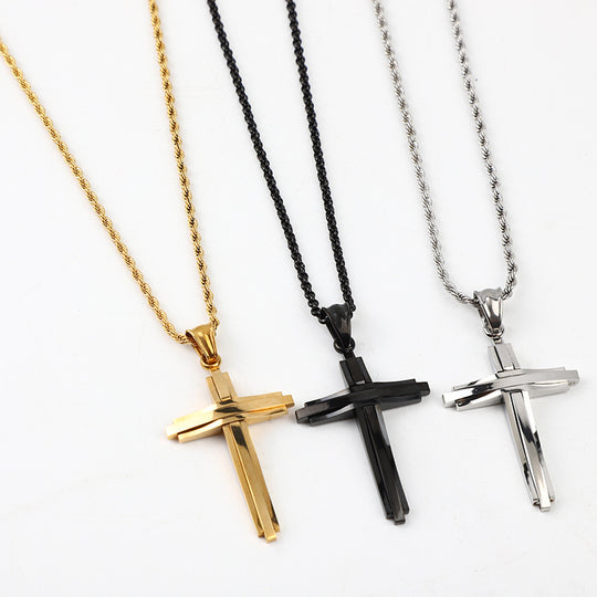 Pendentif Acier Titane – Accessoire unisexe