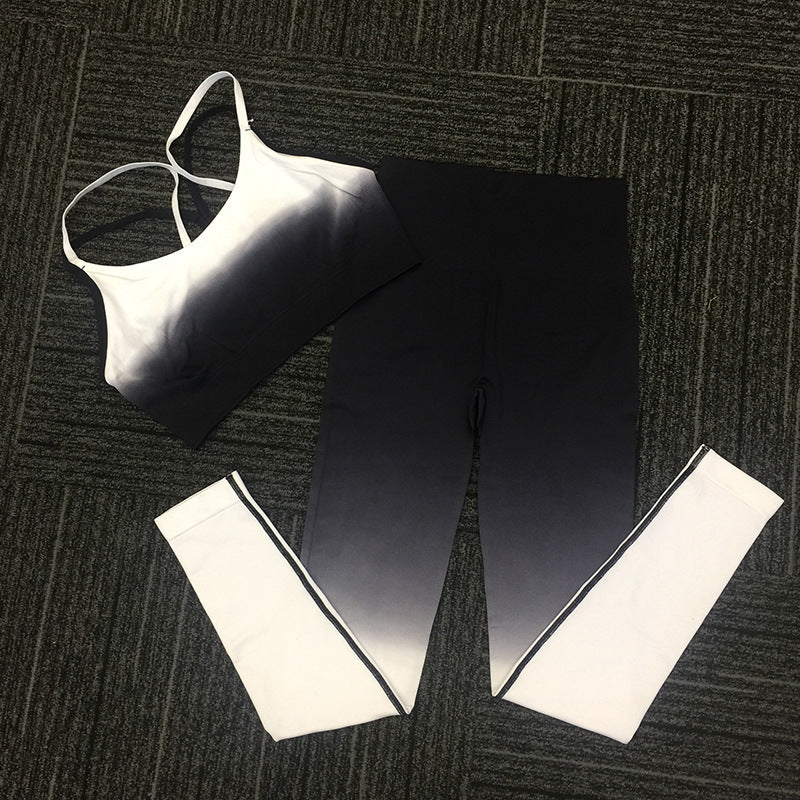 Ensemble Yoga Femme Dégradé tenue de sport