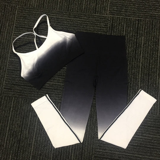 Ensemble Yoga Femme Dégradé tenue de sport