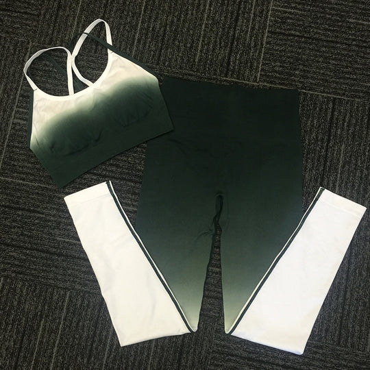 Ensemble Yoga Femme Dégradé noir