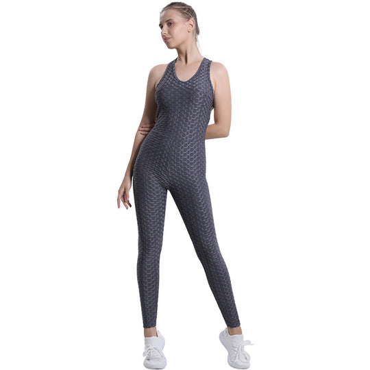 Ensemble Sport Femme Dos Nu – Modèle gris foncé