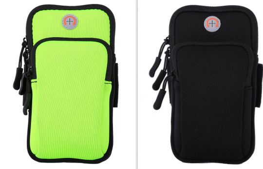 Brassard Sport Smartphone vert et noir