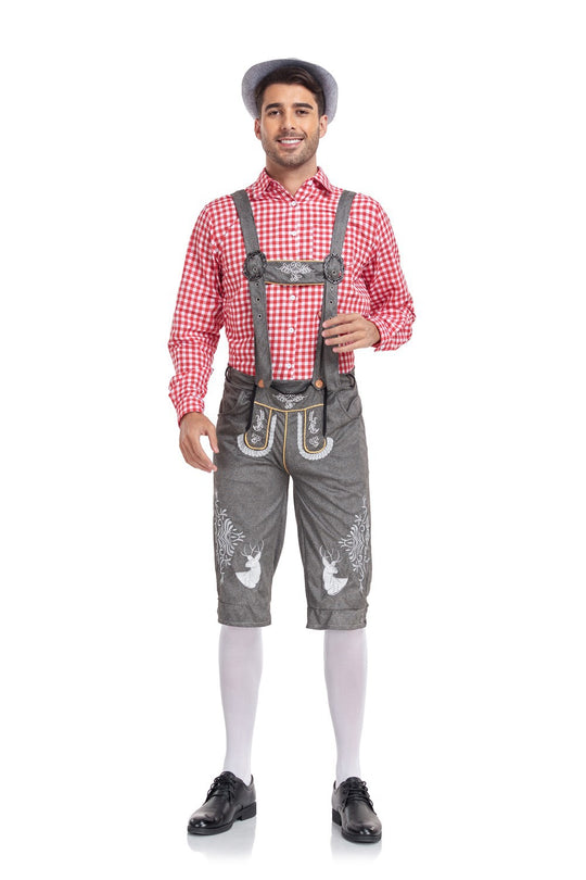 Chemise Homme Carreaux rouge