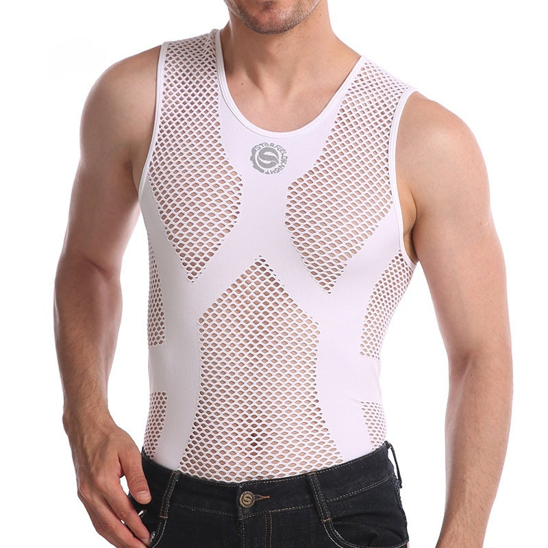 T-shirt Homme Maille Respirante en élasthanne