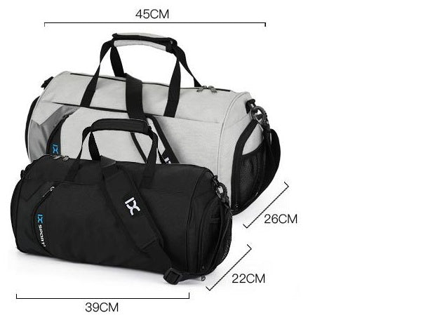 Sac de Sport Homme noir et gris