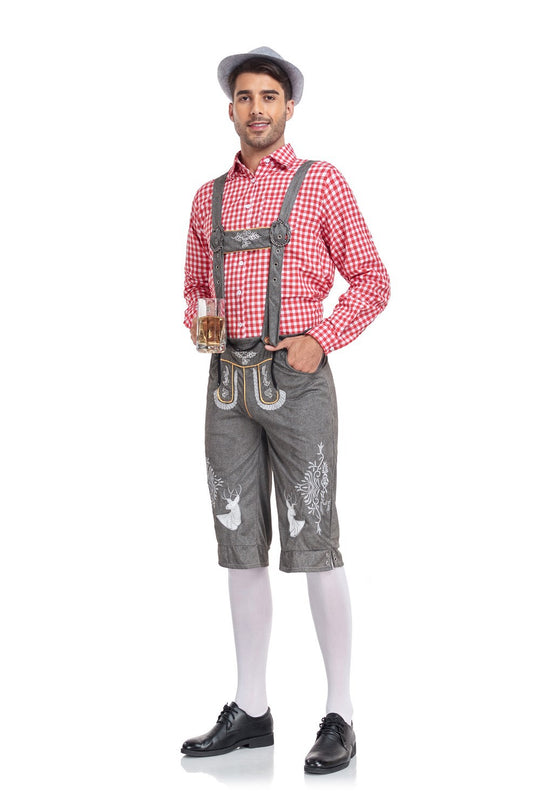Chemise Homme Carreaux rouge