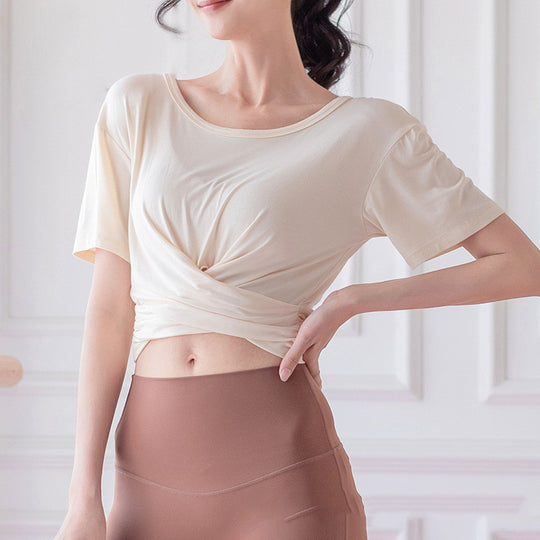 T-shirt Sport Femme – Modèle abricot