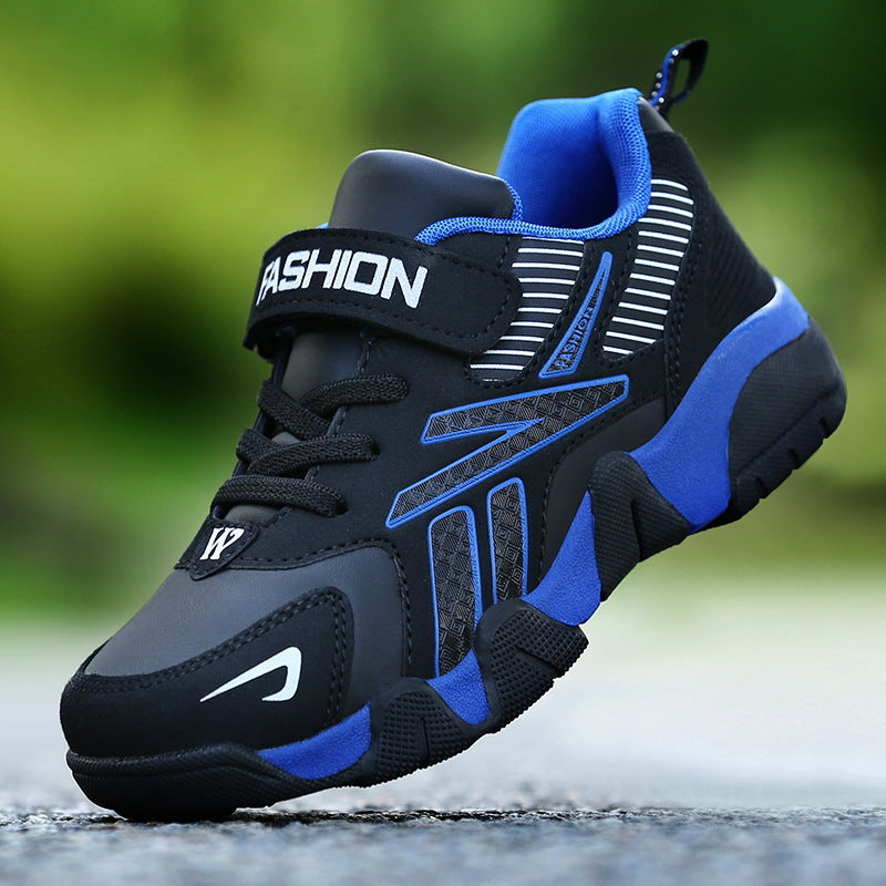 Chaussures Enfant bleues pour garçons et filles