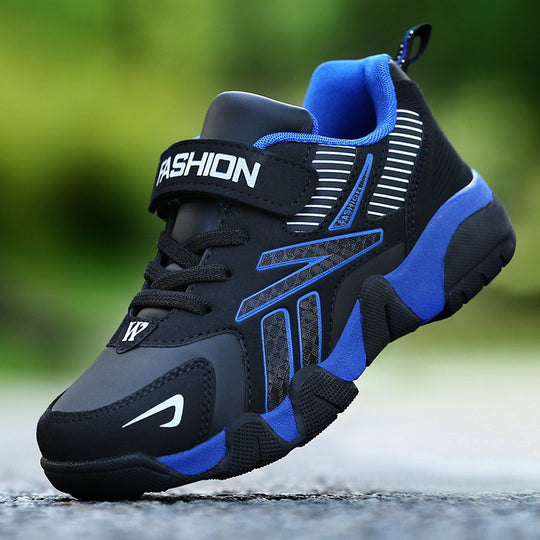 Chaussures Enfant bleues pour garçons et filles