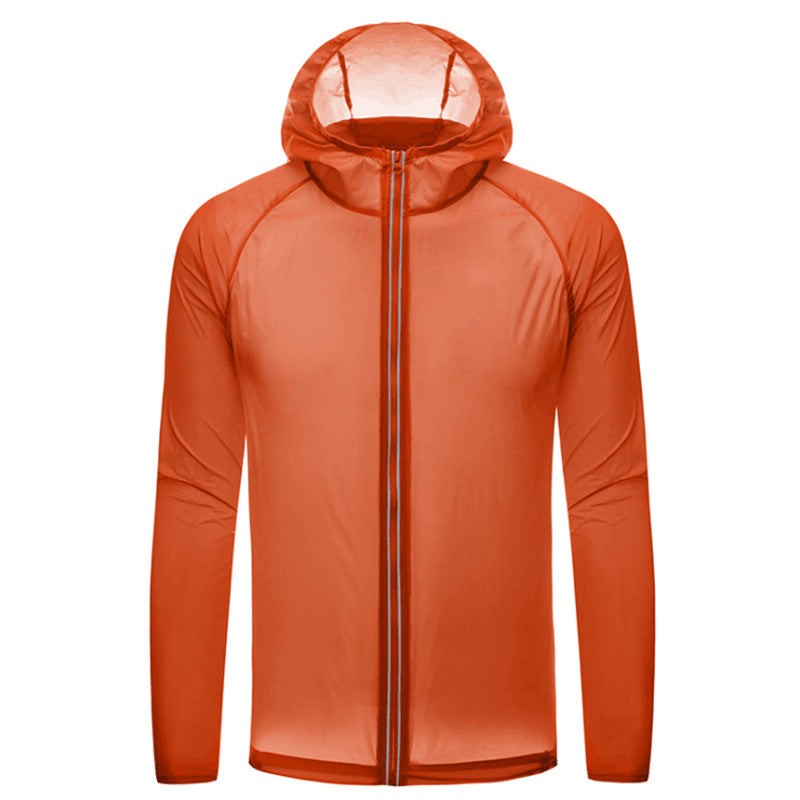 Veste Anti-UV Homme Femme orange