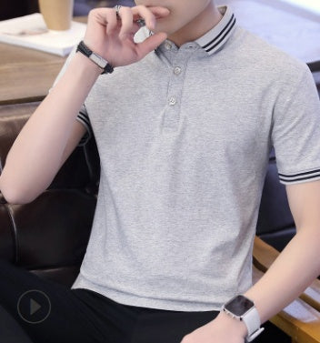 Polo Homme Coton gris
