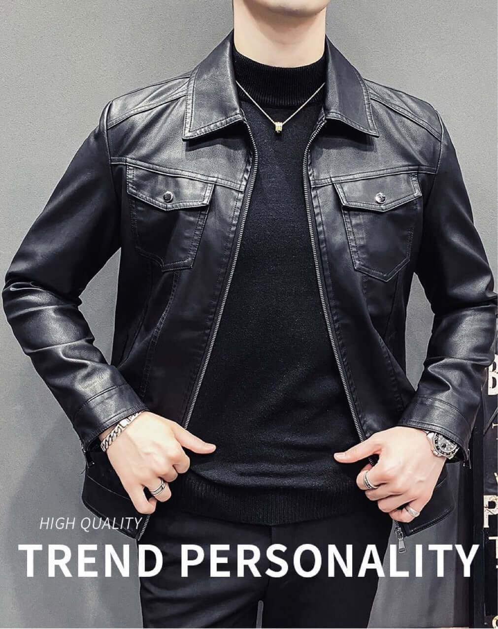 Veste Homme Matelassée style décontracté