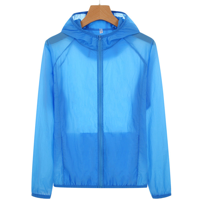 Veste Protection Solaire bleu
