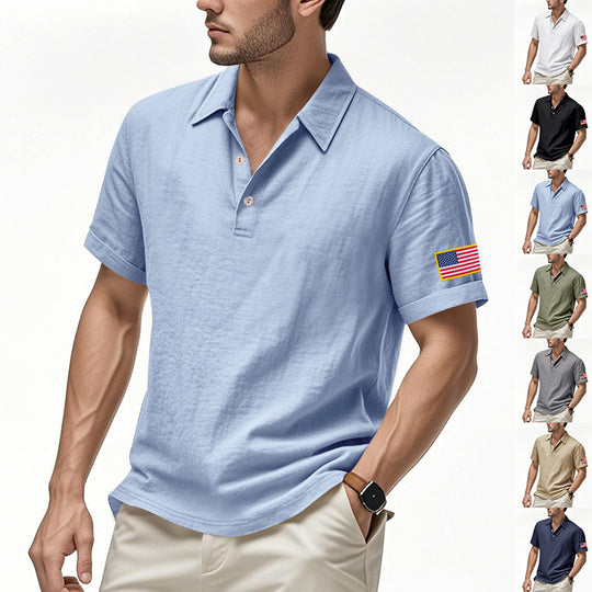Chemise Homme Lin bleu marine