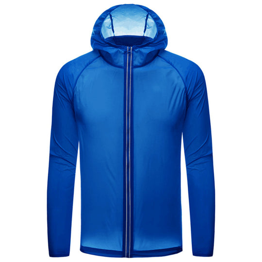 Veste Anti-UV Homme Femme bleu