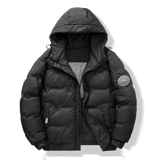 Manteau Homme Hiver noir style minimaliste
