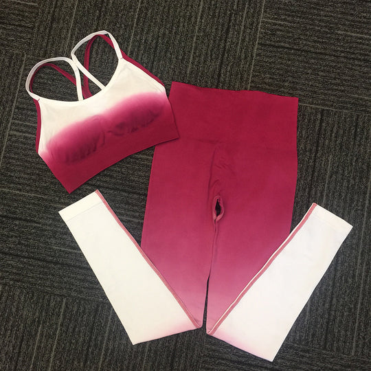 Ensemble Yoga Femme Dégradé rose