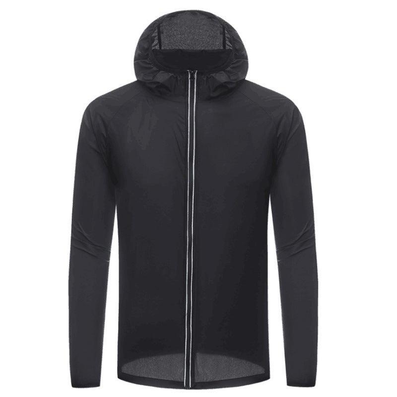 Veste Anti-UV Homme Femme noir