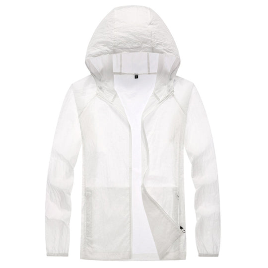 Veste Protection Solaire blanc