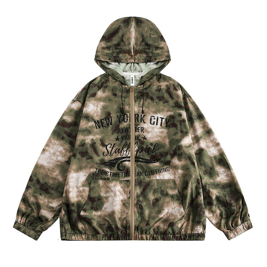 Veste Homme Camouflage coupe ample