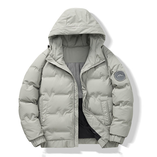 Manteau Homme Hiver gris style moderne