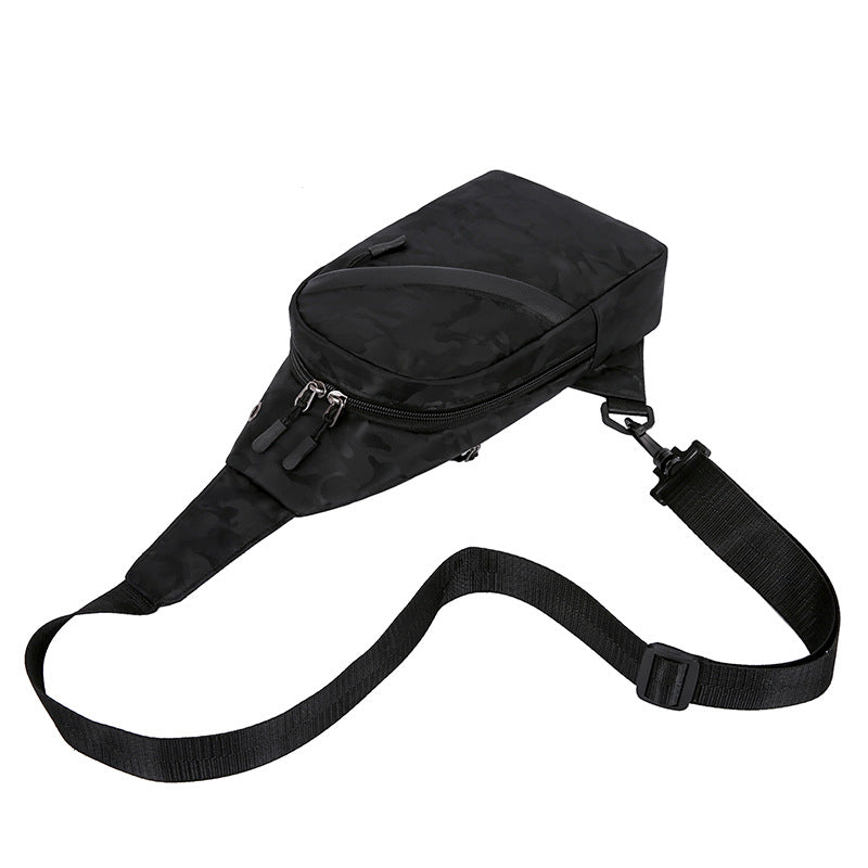 Sac Bandoulière Camouflage Homme noir