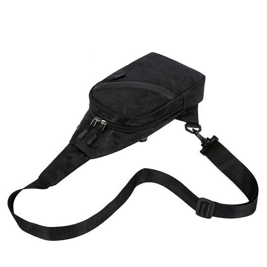 Sac Bandoulière Camouflage Homme noir
