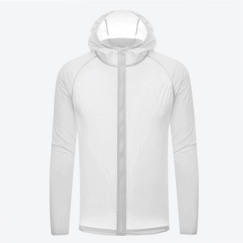 Veste Anti-UV Homme Femme blanche