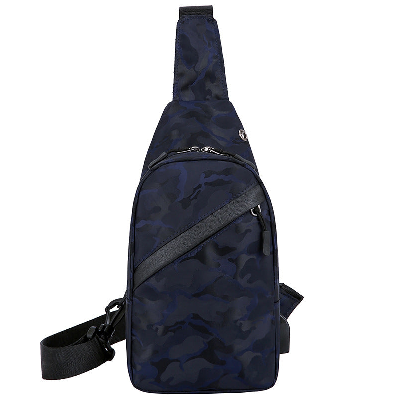 Sac Bandoulière Camouflage Homme bleu