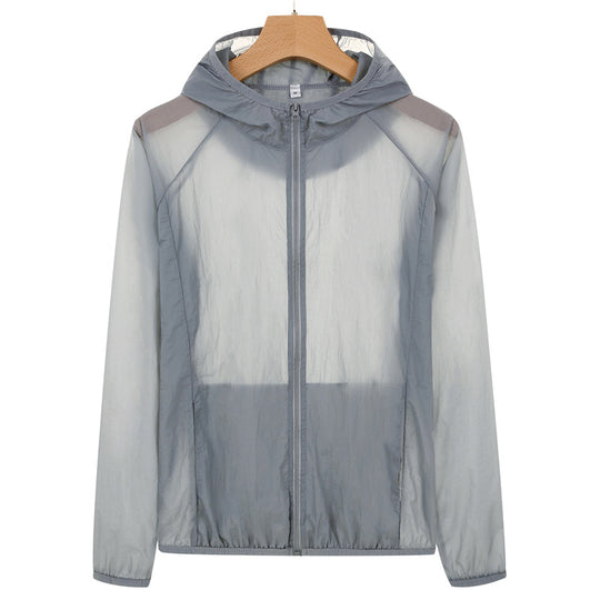 Veste Protection Solaire gris