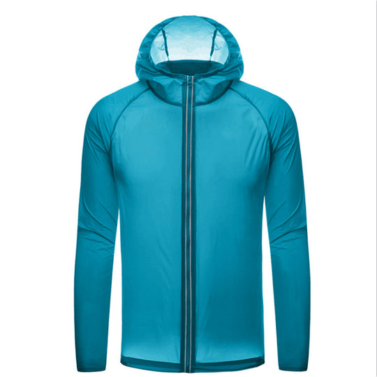 Veste Anti-UV Homme Femme bleu clair