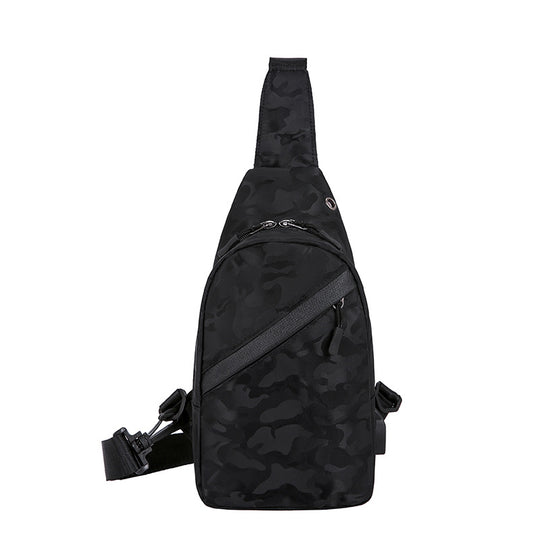 Sac Bandoulière Camouflage Homme noir