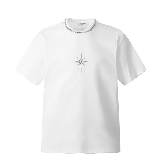 T-shirt Homme Croix &amp; Étoile en coton