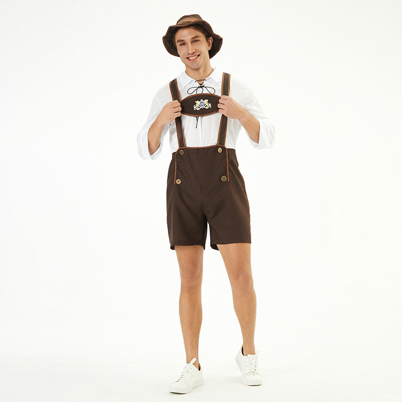 Costume Bavarois Homme avec salopette