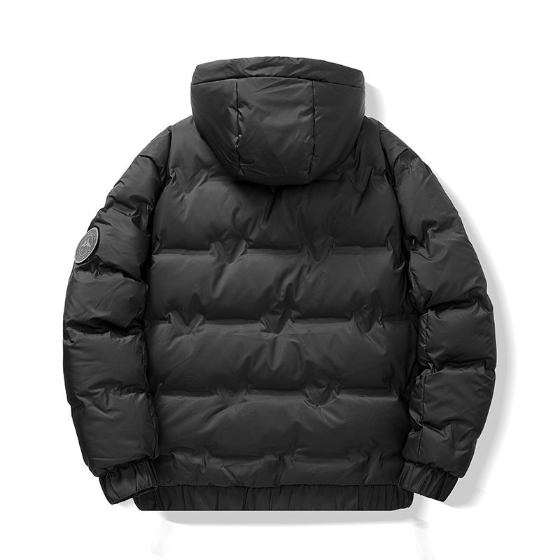 Manteau Homme Hiver noir style minimaliste