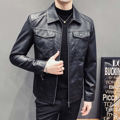 Veste Homme Matelassée en Similicuir — Confort & Style