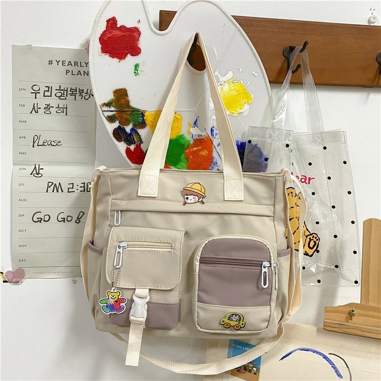 Sac Bandoulière Nylon Femme blanc