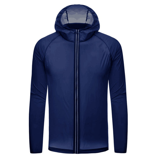 Veste Anti-UV Homme Femme bleu marin